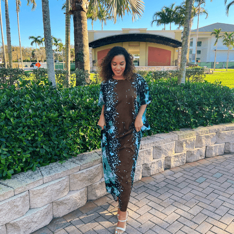 Kushetic Somali Baati - Brown color